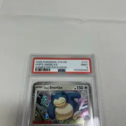 Pokemon TCG Hop's Snorlax Stamped Promo Card 117/159 GameStop Exclusive CGC 9 - Image 3