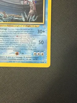 Pokemon TCG Shining Gyarados Holo Card Neo Revelation 65/64 MP - Image 3