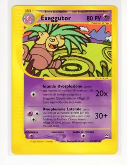 1x ~ITA~ Italian Exeggutor 13/147 Aquapolis NON-Holo Pokemon Card (Z1) - Image 1