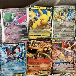 Jumbo TCG mixed pokemon cards LP-MP-HP with EX GX V TAG TEAM PROMO basics 25th - Image 2