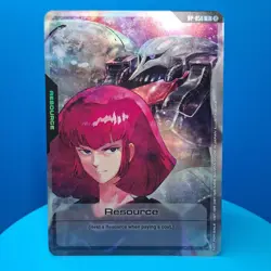 Haman Karn/Qubeley Foil Resource Promo Gundam Card Game - Image 1