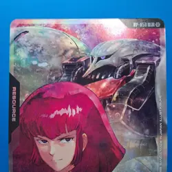 Haman Karn/Qubeley Foil Resource Promo Gundam Card Game - Image 2