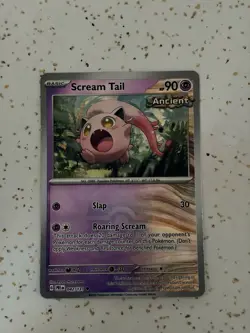 Pokemon TCG Scream Tail Master Ball Reverse Holo Prismatic Card 42/131 - Image 1