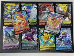 Pokemon V Card Lot Zeraora Jolteon Zamazenta Butterfree Morpeko - Image 1