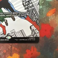 Magic The Gathering Heroic Intervention Spider-Man Marvel Instant MTG Card M0034 - Image 4