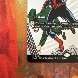 Magic The Gathering Heroic Intervention Spider-Man Marvel Instant MTG Card M0034 - Image 5
