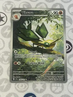 Pokemon TCG Vibrava Illustration Rare Card 206/191 Sv08: Surging Sparks - Image 1