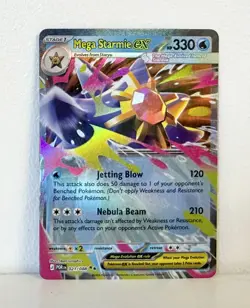 Pokemon Mega Starmie EX 021/088 Perfect Order Card Near Mint - Image 1