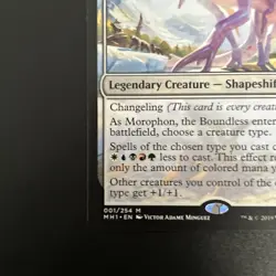 Mtg Morophon, the Boundless NM/M MH1 1/254 Modern Horizons Mythic Rare Card - Image 5