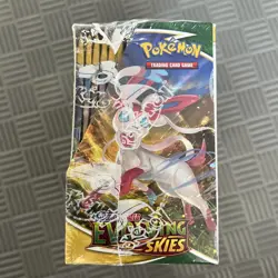 Pokemon TCG Evolving Skies Booster Box 36 Packs New and Sealed + Arcylic Case - Image 2