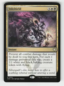 Inkshield 316 Rare Commander: Secrets of Strixhaven Magic: The Gathering NM - Image 1