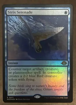 Foil* Strix Serenade - Modern Horizons 3 - NM MTG - Image 1