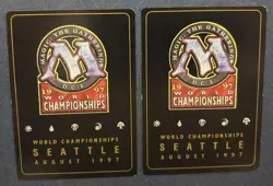 MTG 2X HYDROBLAST ~ SEATTLE GOLD BORDER WORLD CHAMPIONSHIPS 1997 MAGIC - Image 2