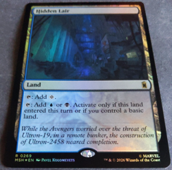 MTG Hidden Lair Foil | Marvel Super Heroes | NM | Rare Land | Foil | - Image 2