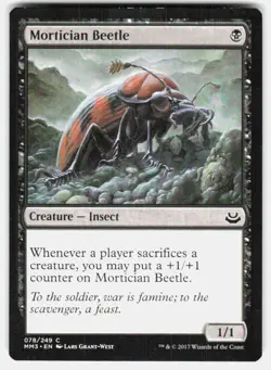 Mortician Beetle 78 Common Modern Masters 2017 Magic: The Gathering LP - Image 2