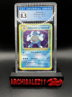 Poliwrath 25/108 CGC 8.5 - 2016 XY Evolutions Holo Rare Pokemon Card - Image 1