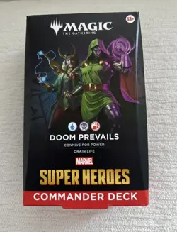 Magic: The Gathering - DOOM PREVAILS Commander Deck (Marvel Super Heroes MTG) - Image 1