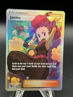 Pokemon Janine 210/214 Full Art Trainer Supporter Unbroken Bonds Near Mint - Image 1