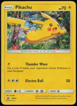 Pikachu (General Mills) SM04 Holo Miscellaneous Cards & Products Pokemon MP - Image 1