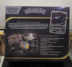 SMALL TEAR CORNER IN PICTURE Pokemon TCG Sealed Pokemon Center ETB Pitch Black - Image 3