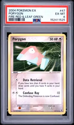 Porygon 47 Fire Red & Leaf Green Pokemon PSA 6 - Image 1