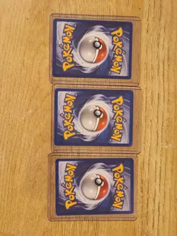 Pokemon TCG Team Rocket Abra Dark Kadabra Dark Alakazam 3 Card Lot - Image 2