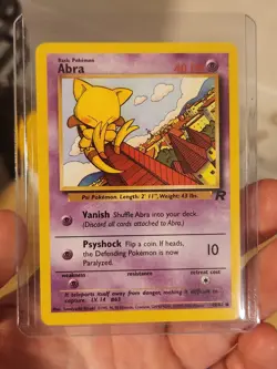 Pokemon TCG Team Rocket Abra Dark Kadabra Dark Alakazam 3 Card Lot - Image 3