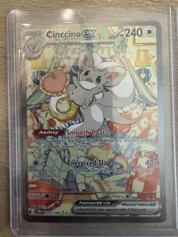 Pokemon Chaos Rising Cinccino ex Special Illustration Rare 119/086 - Image 1