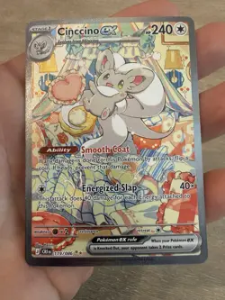 Pokemon Chaos Rising Cinccino ex Special Illustration Rare 119/086 - Image 2