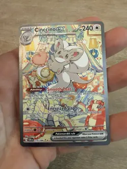 Pokemon Chaos Rising Cinccino ex Special Illustration Rare 119/086 - Image 4