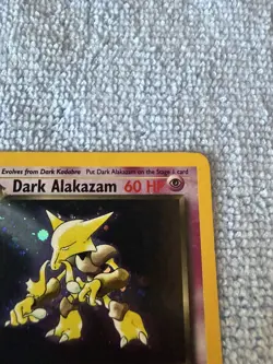 Dark Alakazam 1/82 Team Rocket Unlimited Holo WOTC Pokemon TCG NM - Image 3