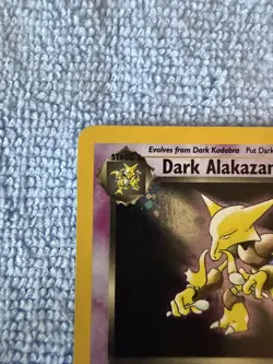 Dark Alakazam 1/82 Team Rocket Unlimited Holo WOTC Pokemon TCG NM - Image 4