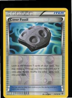 Cover Fossil 79/101 Uncommon Plasma Blast Pokemon Reverse Holo Near Mint - Image 1