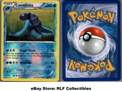 2013 Pokemon, B&W Plasma Blast, #28/101 Carracosta, Reverse Holo Rare - Image 1