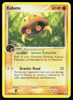 Kabuto 36/92 - Pokemon Legend Maker - Uncommon - LP - Image 1