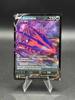 Eternatus V 116/189 Holo V Rare Darkness Ablaze Pokemon Holo Near Mint - Image 1