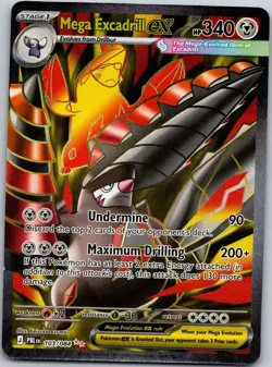 MEGA EXCADRILL EX 103/084 ME05 Ultra Rare NM/M Pokemon - Image 1