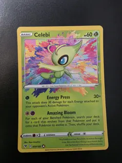 The Pokemon Company Celebi 009/185 Vivid Voltage Amazing Rare Holo EN 60 - Image 1