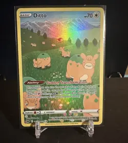 Pokemon TCG Ditto GG22/GG70 Crown Zenith Galarian Gallery Ultra Rare Holo - Image 1