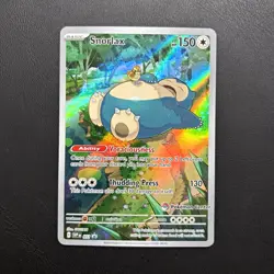 Pokemon Snorlax 051 SV Promo POKEMON CENTER Holo English 2023 NM - Image 1