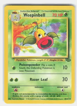 Weepinbell 48/64 Pokemon Jungle Unlimited *LP* - Image 1