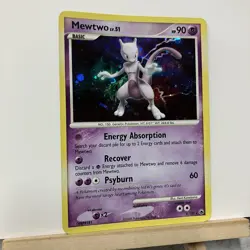 2008 Mewtwo 9/100 Majestic Dawn Holo Rare Vitnage Pokemon TCG Card - Image 1