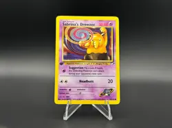 Sabrina's Drowzee 92/132 1st Edition | Gym Heroes Pokemon TCG Vintage - LP/MP - Image 1