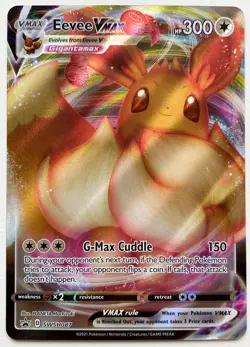 Eevee VMAX SWSH087 Holo Pokemon Black Star Promo NM - Image 1