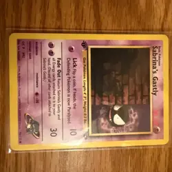Pokemon 1st Edition Gym Challenge - Sabrina's Gastly 96/132 - Common - LP - Image 1