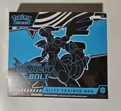 Pokemon TCG: Scarlet & Violet Black Bolt Elite Trainer Box ETB - Factory Sealed - Image 1