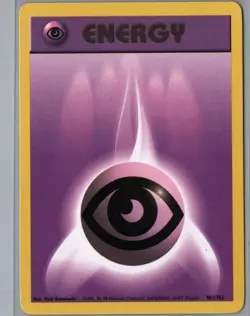 Psychic Energy 101/102 Common Base Set Unlimited Pokemon Lightly Played - Image 1