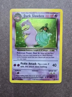 Pokemon TCG Dark Slowbro 8/110 Legendary Collection Holo Rare MP - Image 1