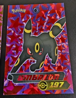 UMBREON - POKEMON FLASH EDITION GOLD FOIL STICKER - Image 1