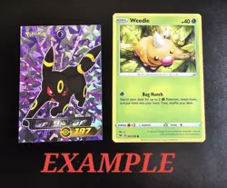 UMBREON - POKEMON FLASH EDITION GOLD FOIL STICKER - Image 2